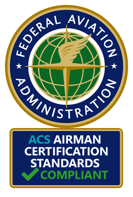 100% FAA Airman Certification Standards (ACS) Compatible and Compliant!